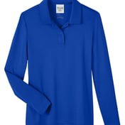 Front view of Women’s Zone Performance Long Sleeve Polo