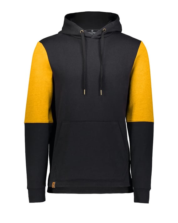 Front view of All-American Team Fleece Colorblocked Hooded Sweatshirt