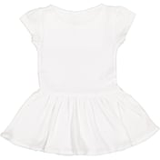 Back view of Infant Baby Rib Dress