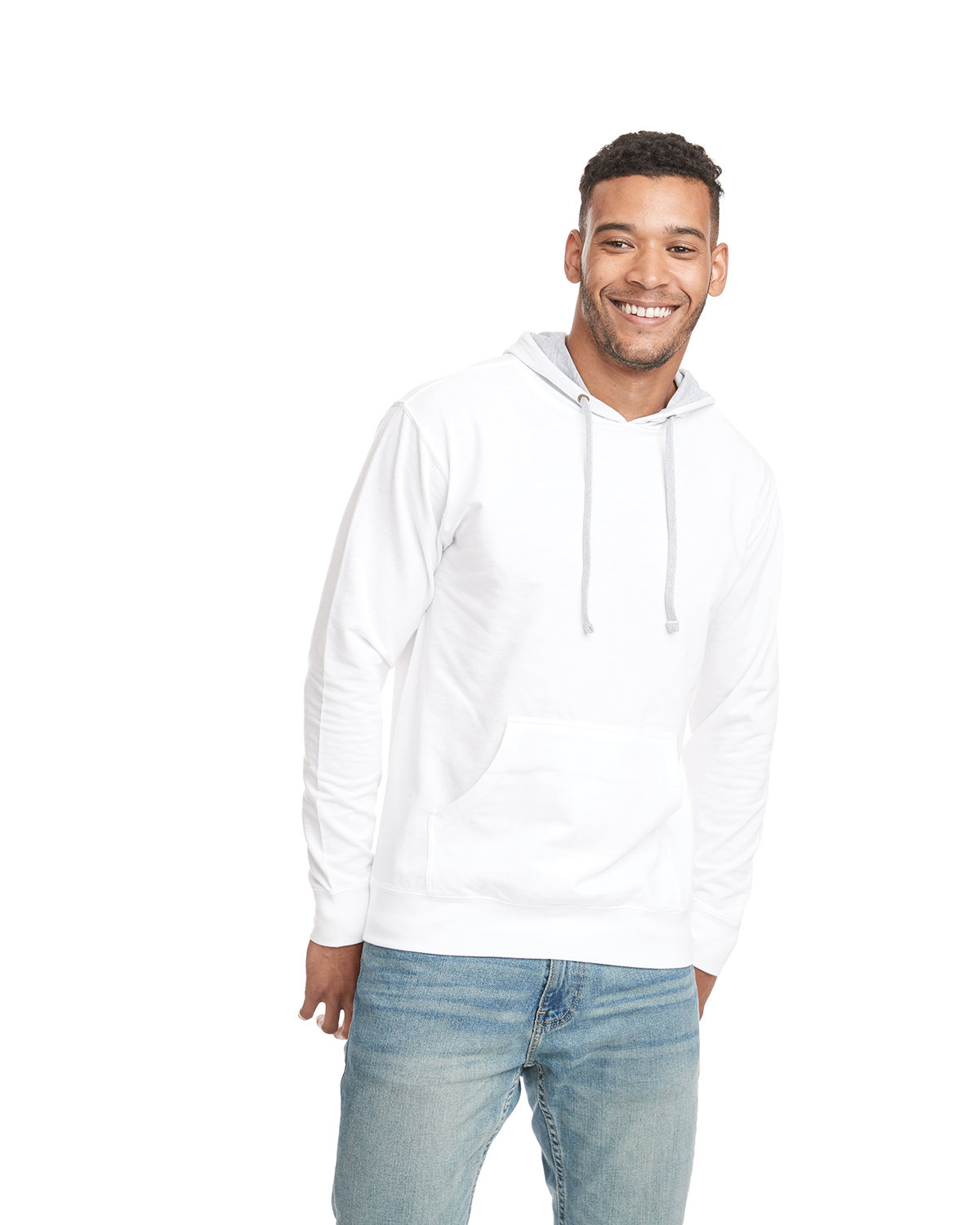 Front view of Unisex Laguna French Terry Pullover Hooded Sweatshirt