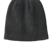Front view of Rib Knit Slouch Beanie