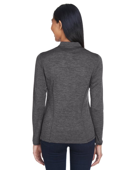 Back view of Ladies’ Kinetic Performance Quarter-Zip
