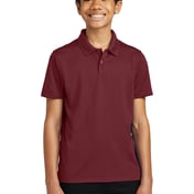Front view of Youth Dry Zone® UV Micro-Mesh Polo