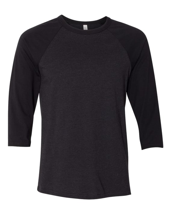 Front view of Three-Quarter Sleeve Baseball Tee