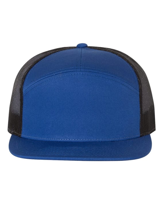 Front view of Seven-Panel Trucker Cap