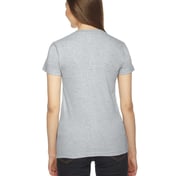 Back view of Ladies’ Fine Jersey USA Made Short-Sleeve T-Shirt