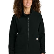 Front view of Women’s Textured Full-Zip Fleece Jacket