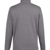 Back view of Venture Heathered Stripe Quarter-Zip Pullover