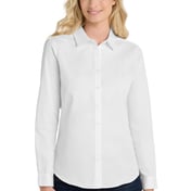 Front view of Women’s Long Sleeve SuperPro React Twill Shirt