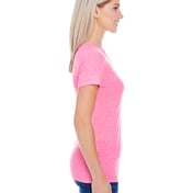 Side view of Ladies’ Triblend Short-Sleeve T-Shirt