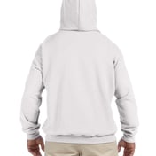 Back view of Adult DryBlend® Adult 9 Oz., 50/50 Hooded Sweatshirt