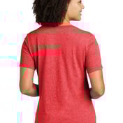 Back view of Women’s Recycled Blend V-Neck Tee