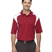 Front view of Men’s Eperformance Colorblock Textured Polo