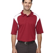 Front view of Men’s Eperformance Colorblock Textured Polo