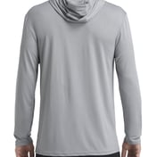 Back view of Adult Performance Hooded T-Shirt