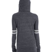 Back view of Ladies’ Hooded Low Key Pullover