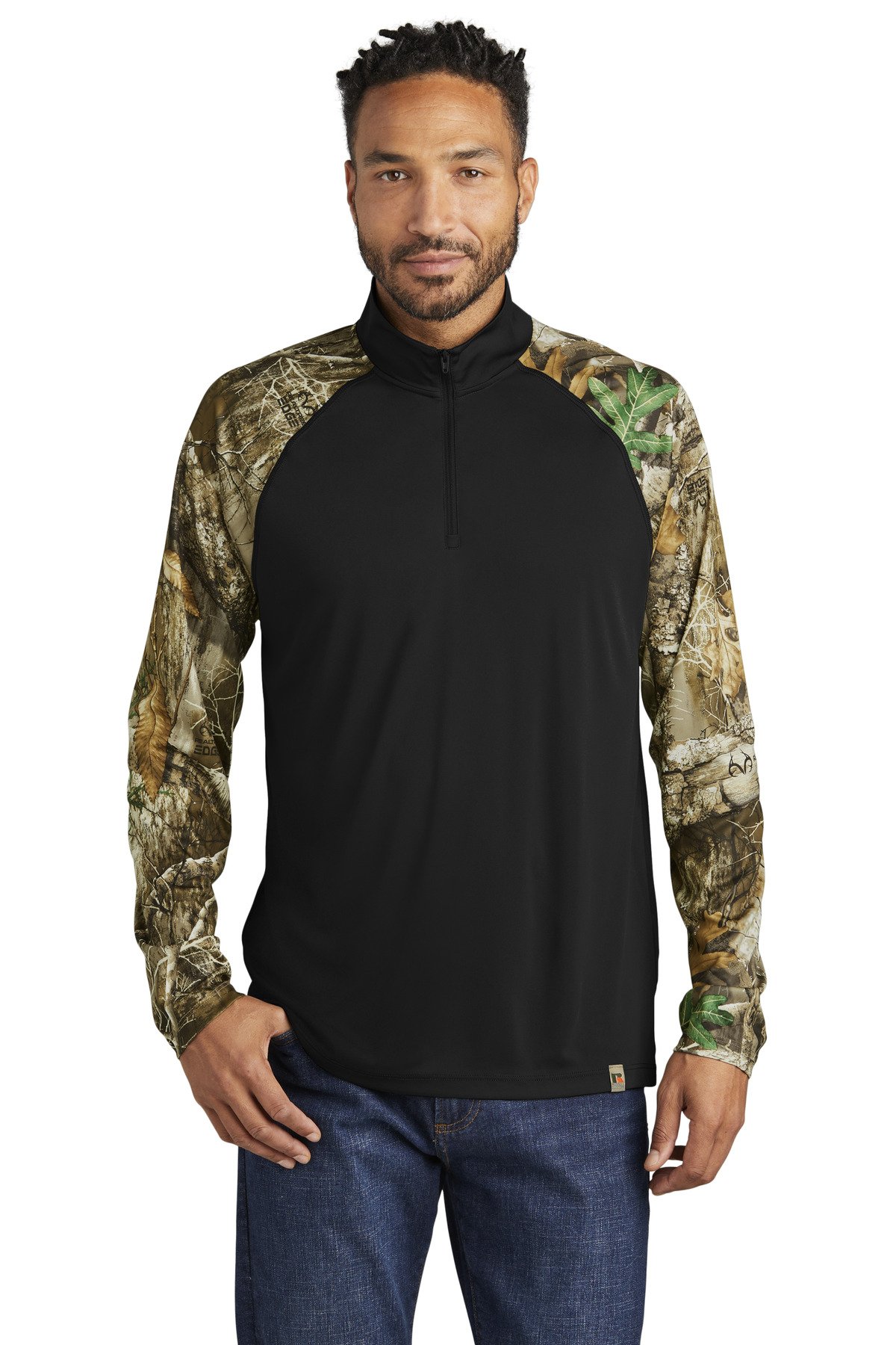 Front view of Realtree® Colorblock Performance 1/4-Zip