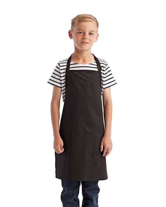 Front view of Youth Recycled Apron