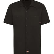 Front view of Industrial Short Sleeve Cotton Work Shirt