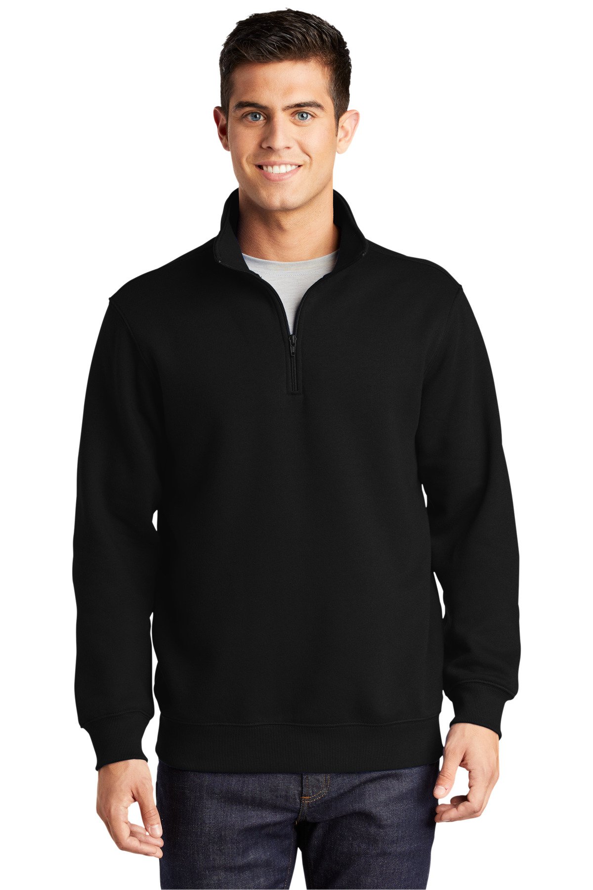 Front view of Tall 1/4-Zip Sweatshirt