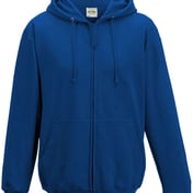 Front view of Midweight College Full-Zip Hooded Sweatshirt