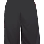 Front view of Youth Digital Camo Panel Shorts