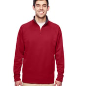 Front view of Adult 6 Oz. DRI-POWER® SPORT Quarter-Zip Cadet Collar Sweatshirt