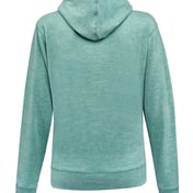 Back view of Women’s Electric Fleece Hooded Sweatshirt