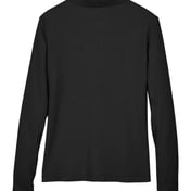Back view of Women’s Pima Piquéé Long Sleeve Polo