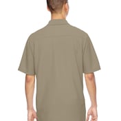 Back view of Men’s Excursion Nomad Performance Waffle Polo
