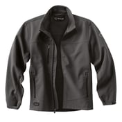 Front view of Men’s 90% Polyester/10% Spandex Water Resistant Soft Shell Tall Motion Jacket