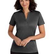 Front view of Women’s Heathered Silk Touch Performance Polo