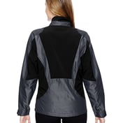 Back view of Ladies’ Aero Interactive Two-Tone Lightweight Jacket