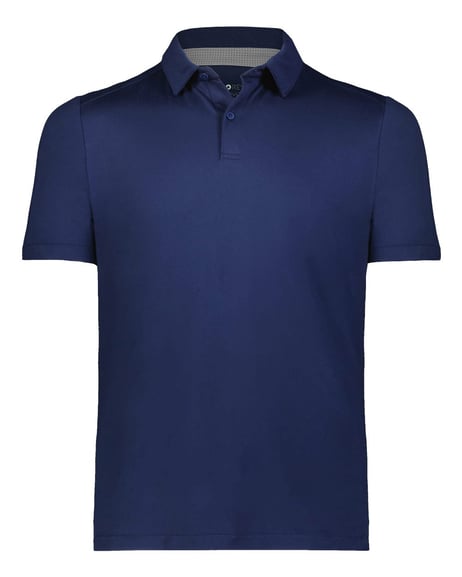 Front view of Eco Revive™ Ventura Soft Knit Polo