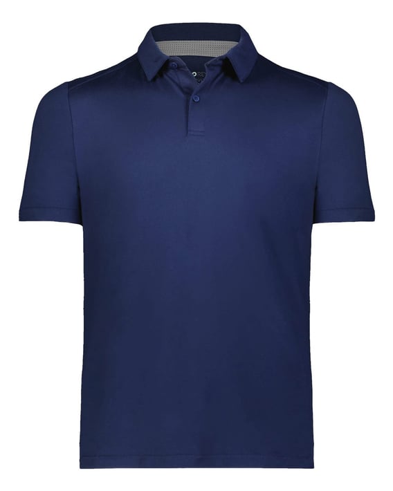 Front view of Eco Revive™ Ventura Soft Knit Polo