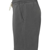 Side view of Garment-Dyed Lightweight Fleece Sweat Shorts