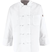 Front view of Ten Knot Button Chef Coat