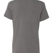 Back view of Women’s Relaxed Jersey V-Neck Tee