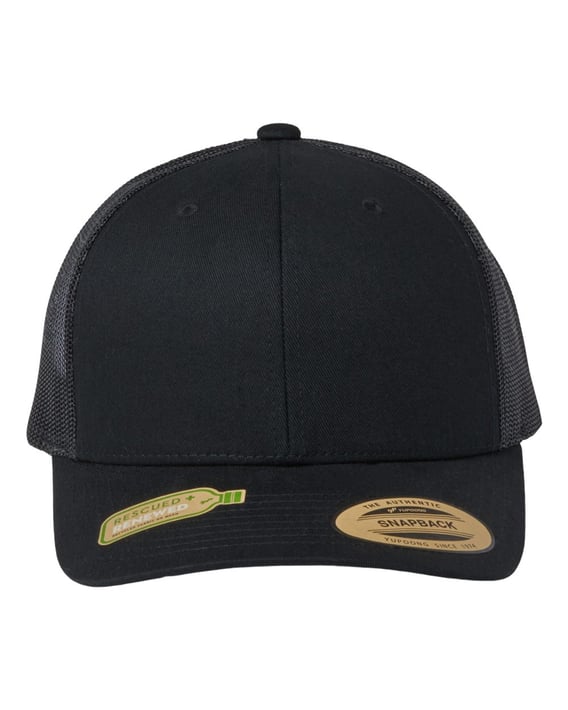 Front view of Sustainable Retro Trucker Cap