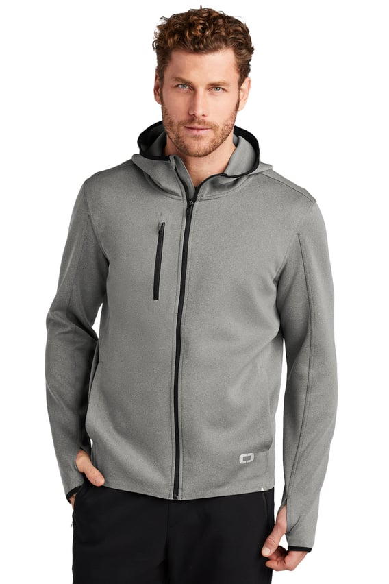 Front view of Stealth Full-Zip Jacket