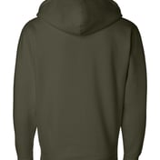 Back view of Heavyweight Full-Zip Hooded Sweatshirt