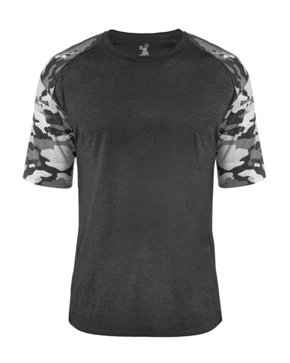 Front view of Vintage Camo Sport Triblend T-Shirt