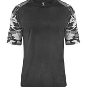 Front view of Vintage Camo Sport Triblend T-Shirt