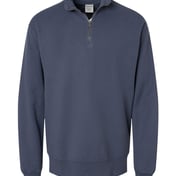 Front view of Garment-Dyed Quarter-Zip Sweatshirt