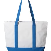 Back view of Bay View Giant Zippered Tote