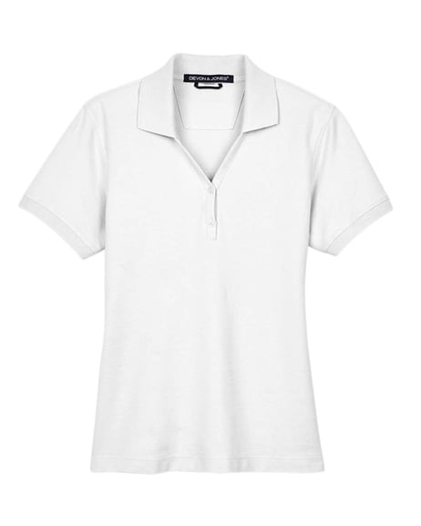 Front view of Women's Pima Piquéé Polo