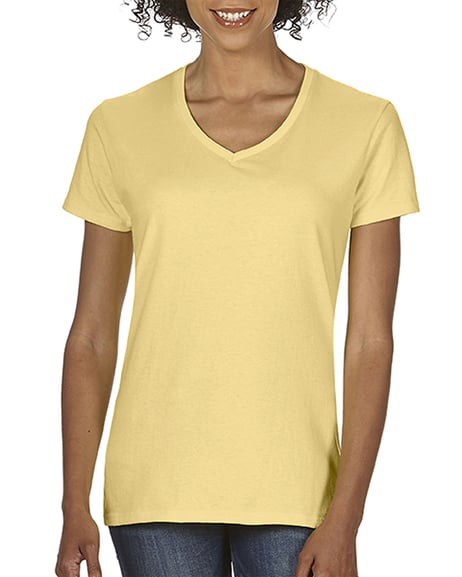 Ladies’ Midweight V-Neck T-Shirt