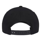 Back view of Retro Cotton Blend Trucker Snapback Cap