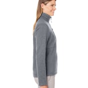 Side view of Ladies’ Dropline Half-Zip Sweater Fleece Jacket