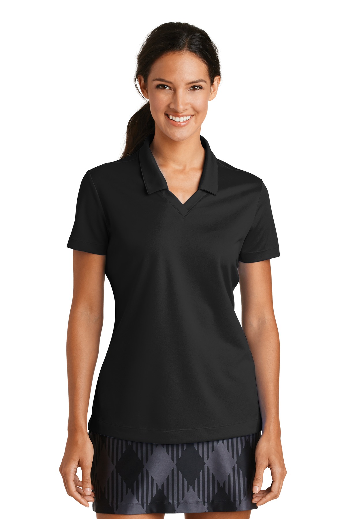 Front view of Ladies Dri-FIT Micro Pique Polo
